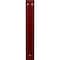 Ekena Millwork Stockport Steel Bracket, Hammered Bright Red 2"W x 14"D x 14"H BKTM02X14X14STHRE - alternate 3